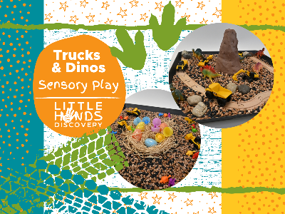Kidcreate Studio - Eden Prairie. Trucks and Dinos Sensory Play (12 months -6 Years)